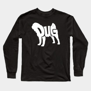 Pug white Long Sleeve T-Shirt